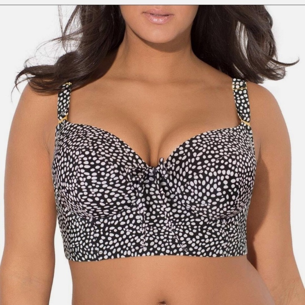 Women's Smart and Sexy Longline
Underwire Bikini Swim Top new 🆕